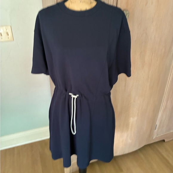 VARLEY MAPLE SHORT-SLEEVE MINI DRESS navy medium Large - Picture 5 of 16